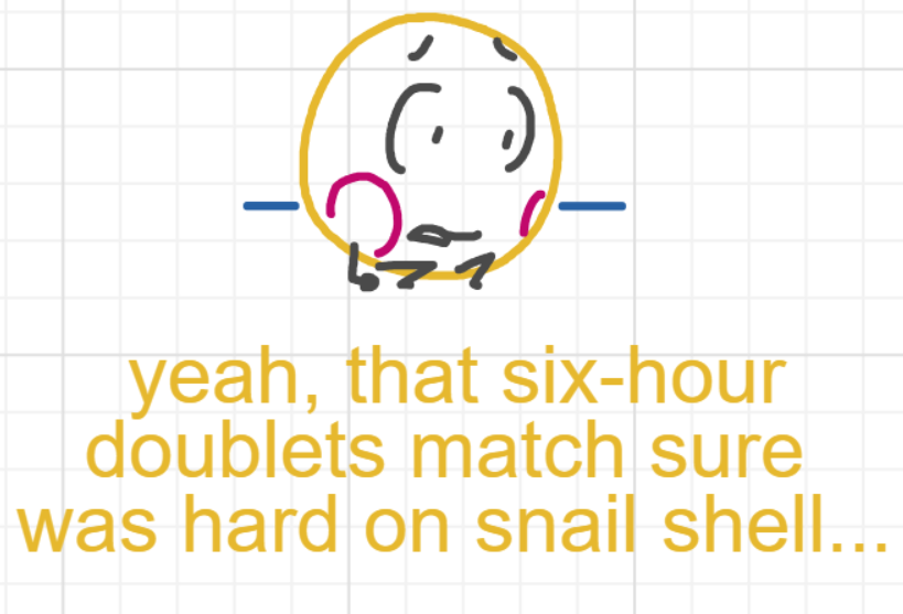 A panel from What's The Point, episode five of the Board Boards object show by Furretwalk/WalkingFurret.